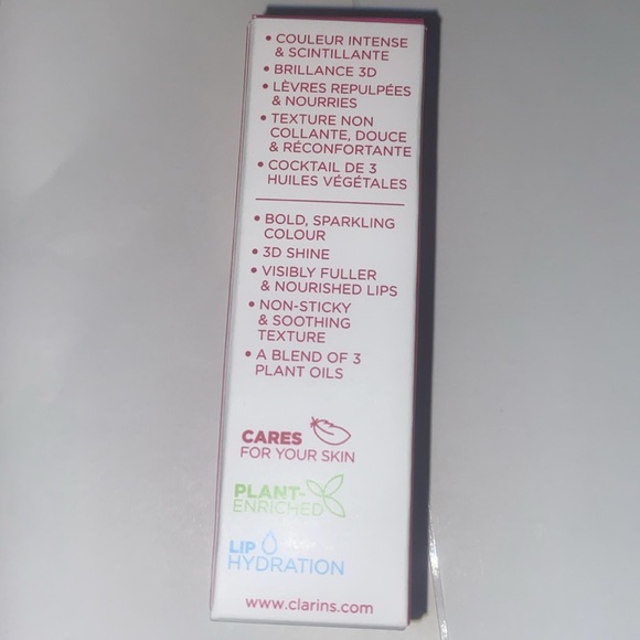 Clarins Lip Comfort Oil Shimmer 02 Purple Rain, 7 mL/0.2oz FULL SIZE, New in box - Picture 9 of 9